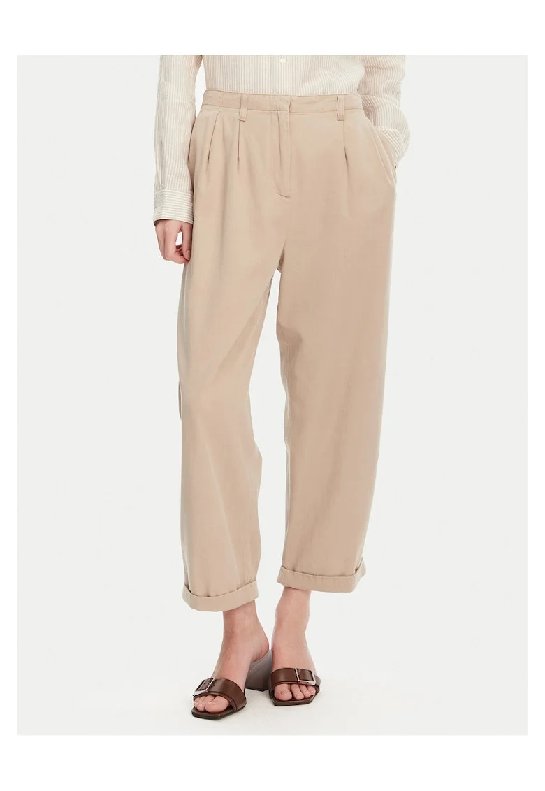 Pantaloni largi,  bej