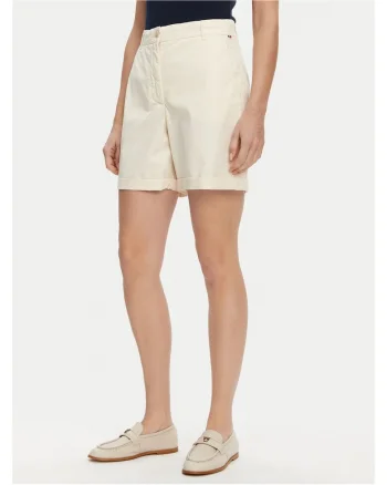 Pantaloni scurti dama,  ecru