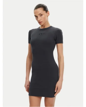 Rochie casual dama  gri, material moale