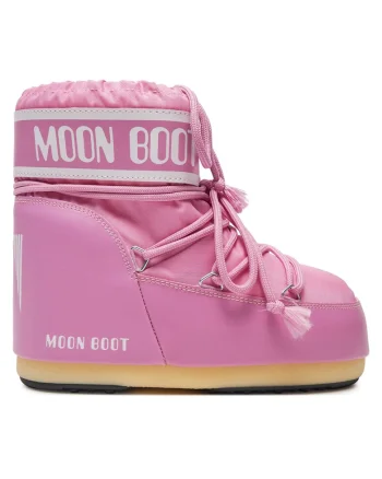 Ghete dama  roz, piele ecologica, 80D1409340, Roz