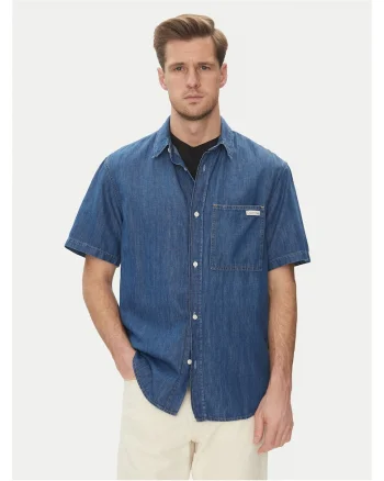 Camasa barbati,  denim, albastru,