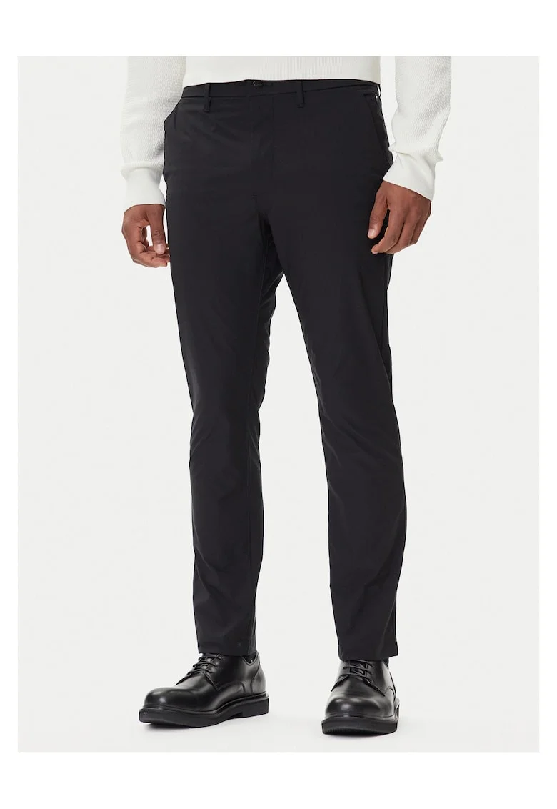 Pantaloni barbati  negru, stofa,