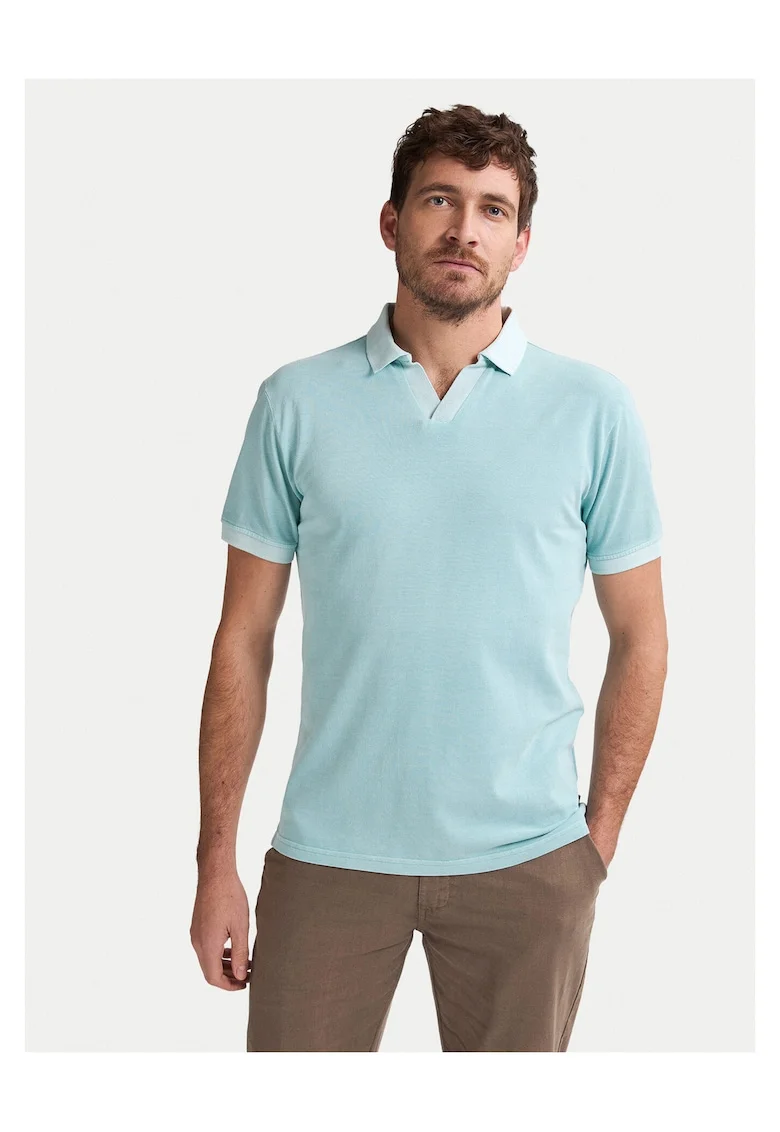 Tricou barbati  turcoaz, bumbac