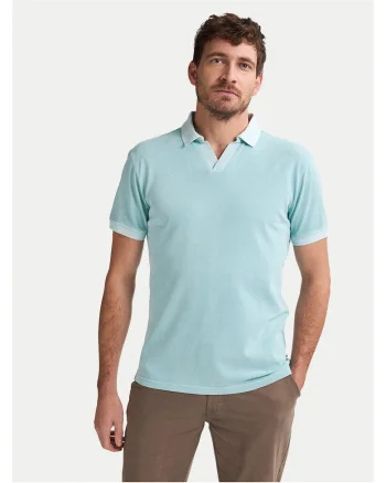 Tricou barbati  turcoaz, bumbac