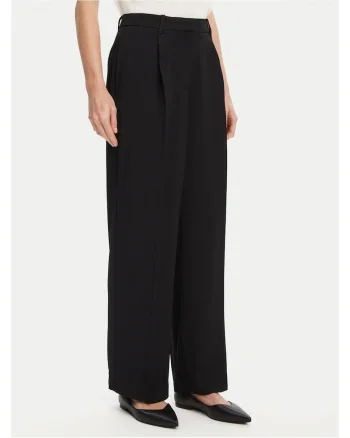 Pantaloni largi pentru dama,  negru