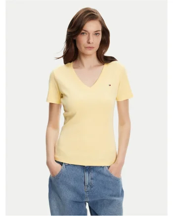 Tricou dama,  galben,