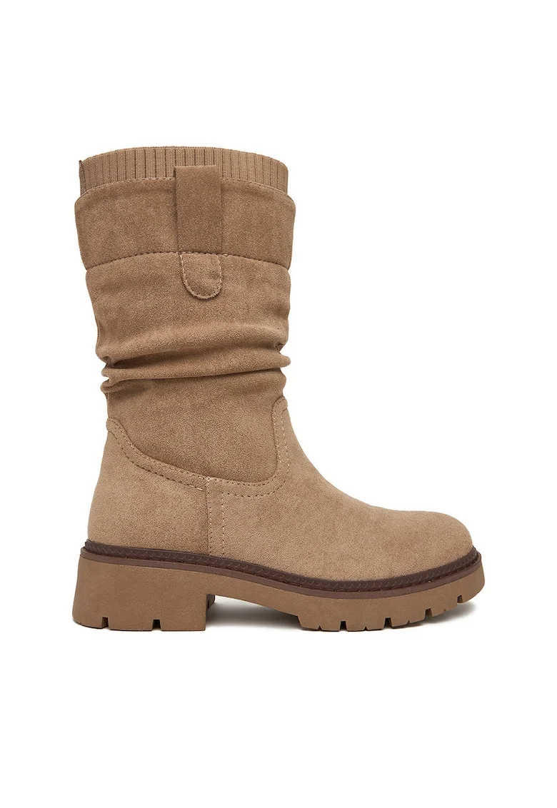 Botine dama CEO-WS6332-0,  Textil, Bej