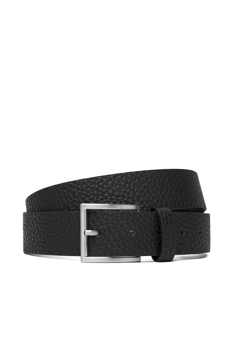 Curea unisex  piele ecologica, negru