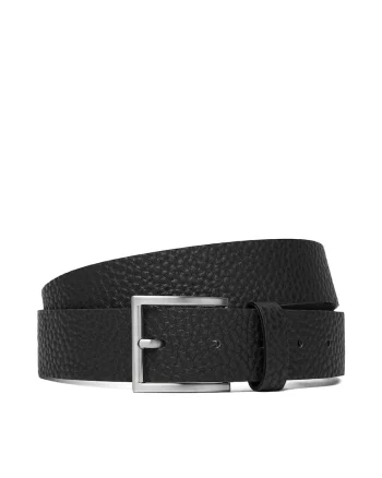 Curea unisex  piele ecologica, negru