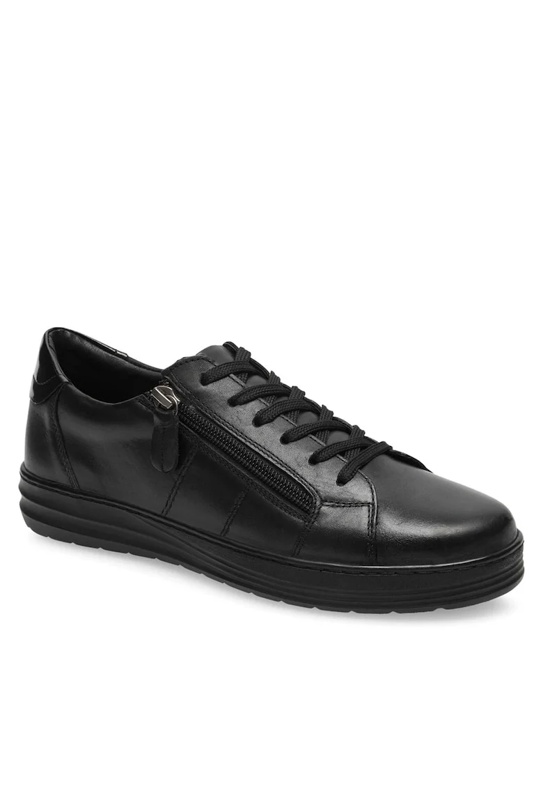 Tenisi dama,  piele naturala, negru,
