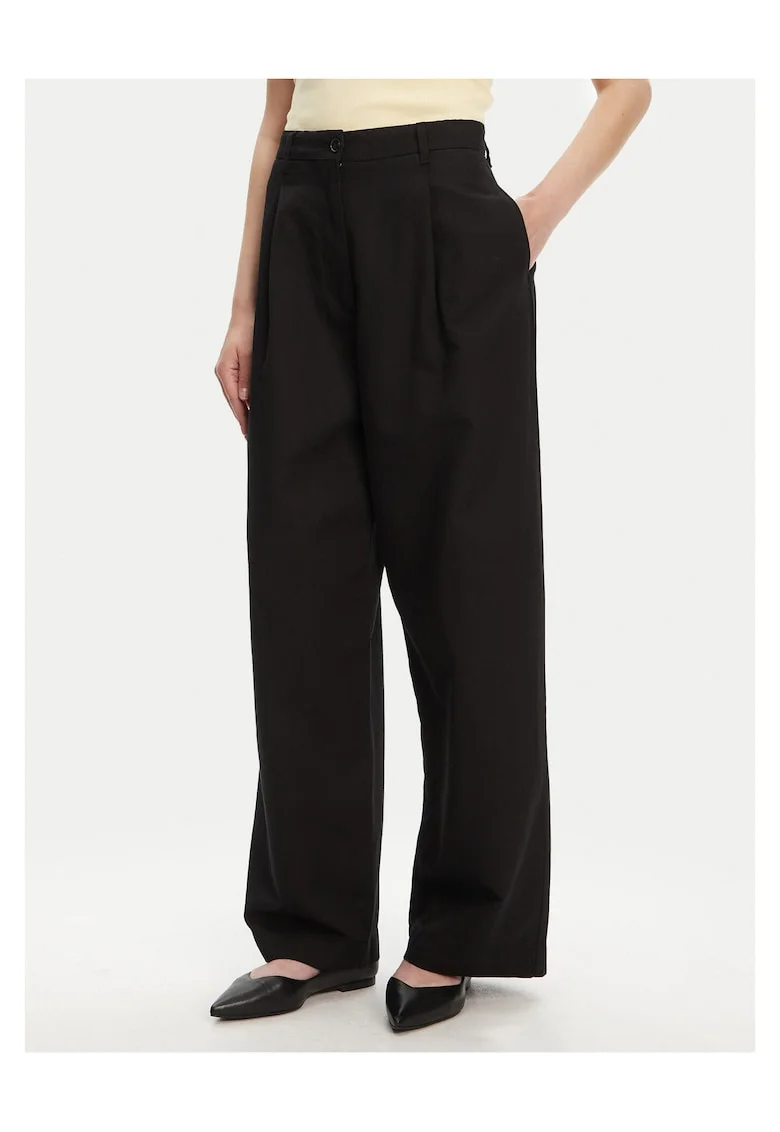 Pantaloni largi pentru dama,  eleganti, negru