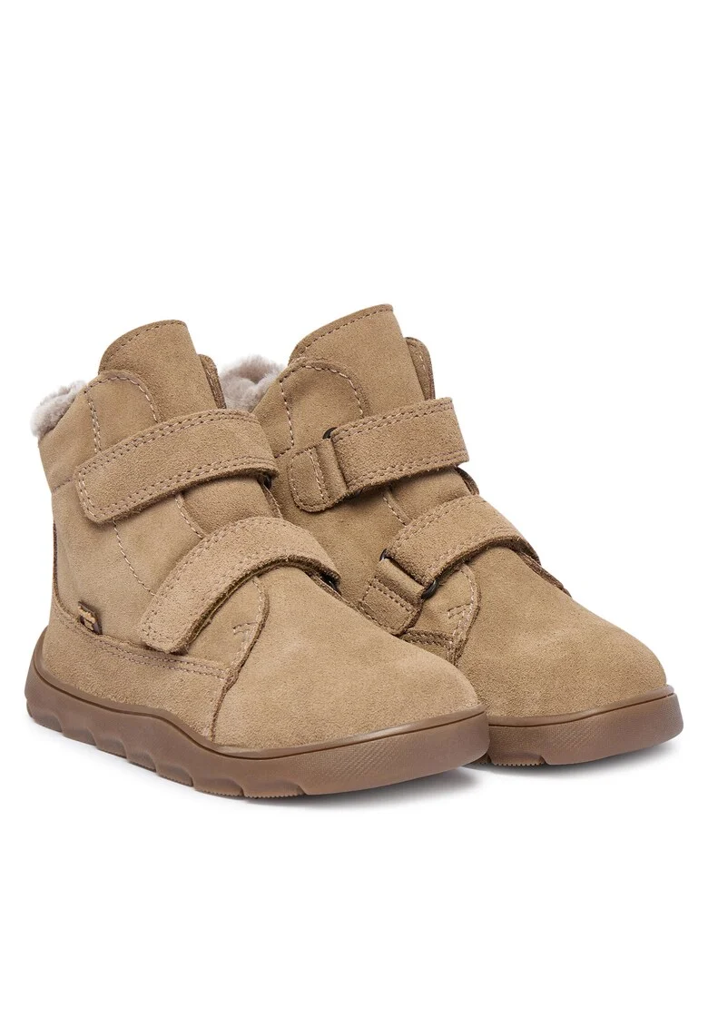 Ghete unisex  din piele naturala, bej