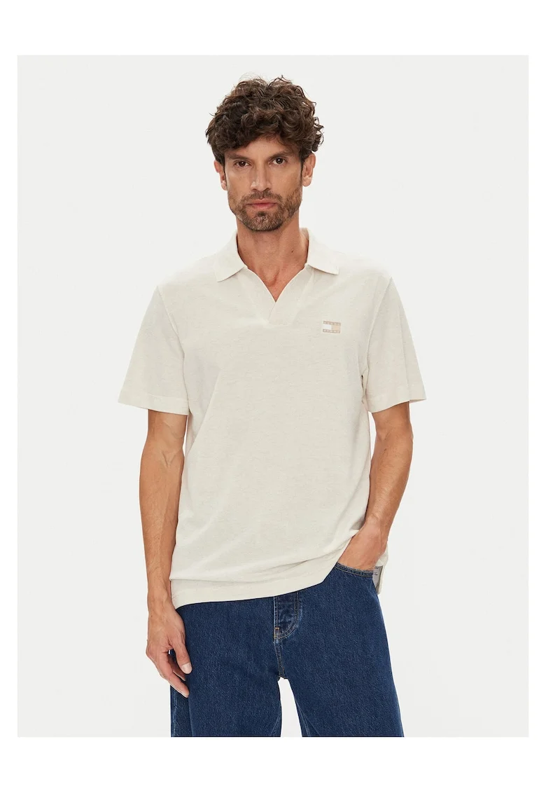 Tricou barbati  bej, bumbac