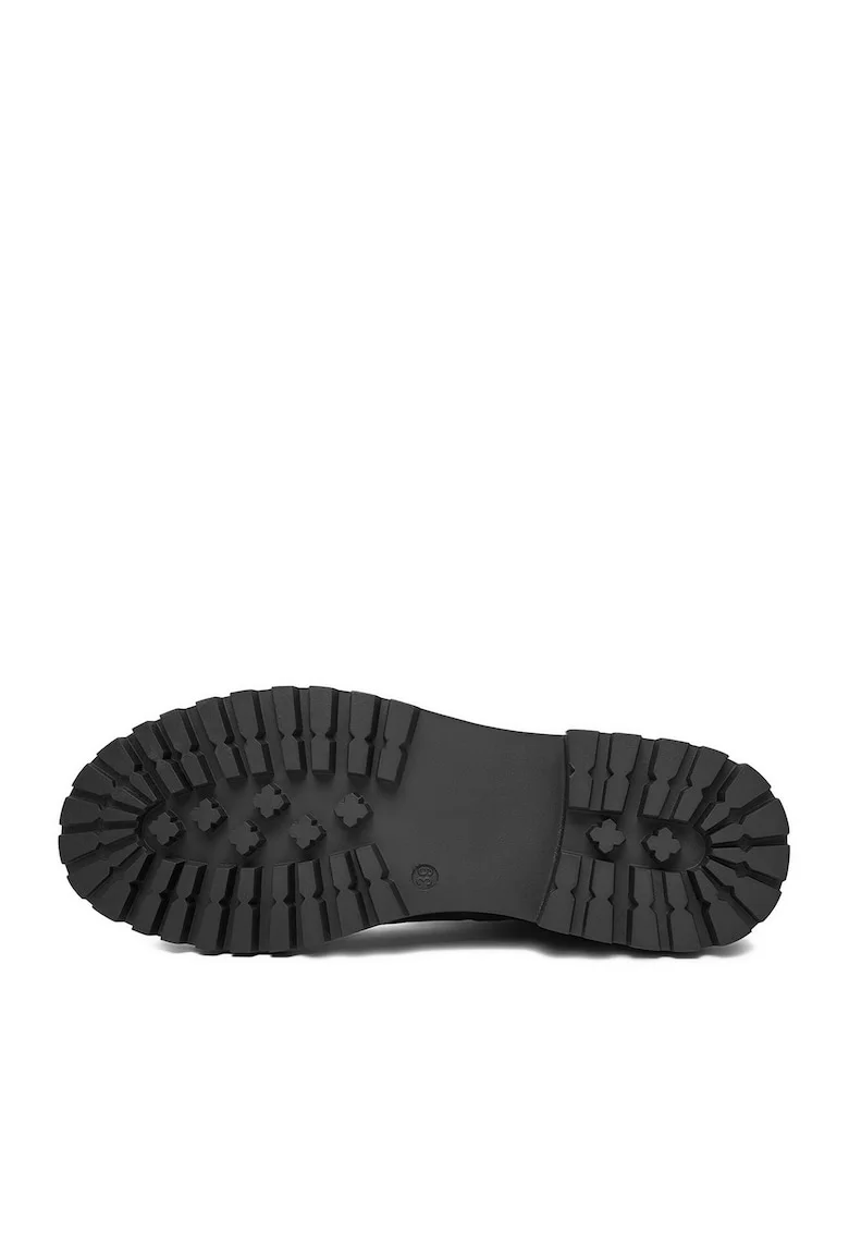 Botine dama,  HX22020-2, negru, sintetic