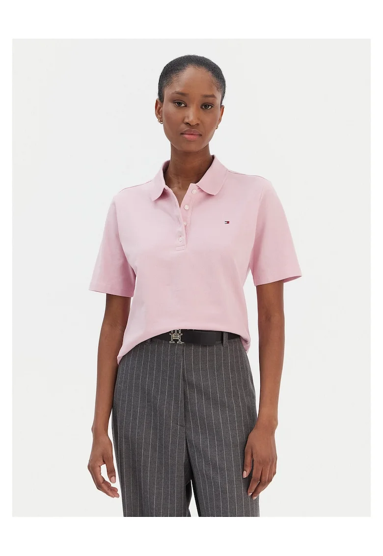 Tricou dama,  Roz, Polo