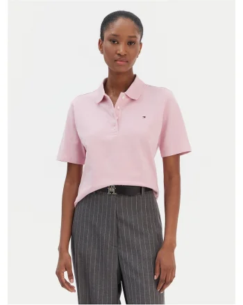 Tricou dama,  Roz, Polo