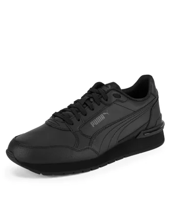 Pantofi copii,  ST RUNNER V4 L JR, piele naturala, negru
