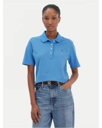 Tricou pentru dama,  Albastru, Polo