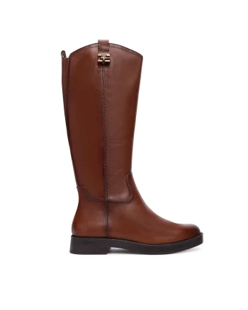 Cizme dama  305 1-25522-45, piele naturala, maro