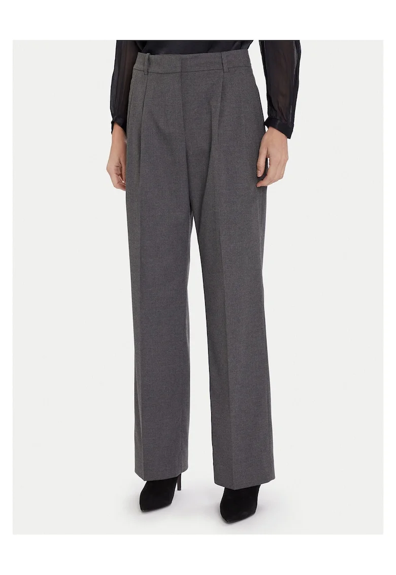 Pantaloni  gri, largi, eleganti