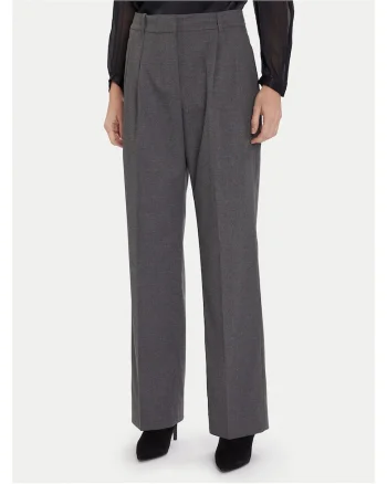 Pantaloni  gri, largi, eleganti