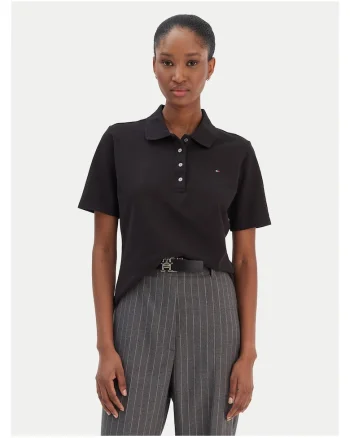 Tricou dama,  Negru, Polo