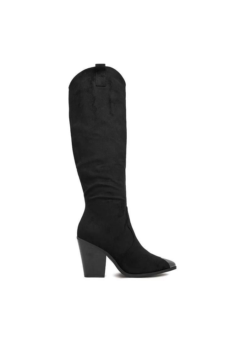 Cizme dama  9353-1A, negru, sintetic