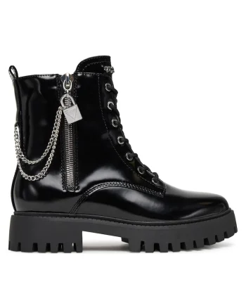 Ghete dama FLTFRO  Piele ecologica, Negru, Negru