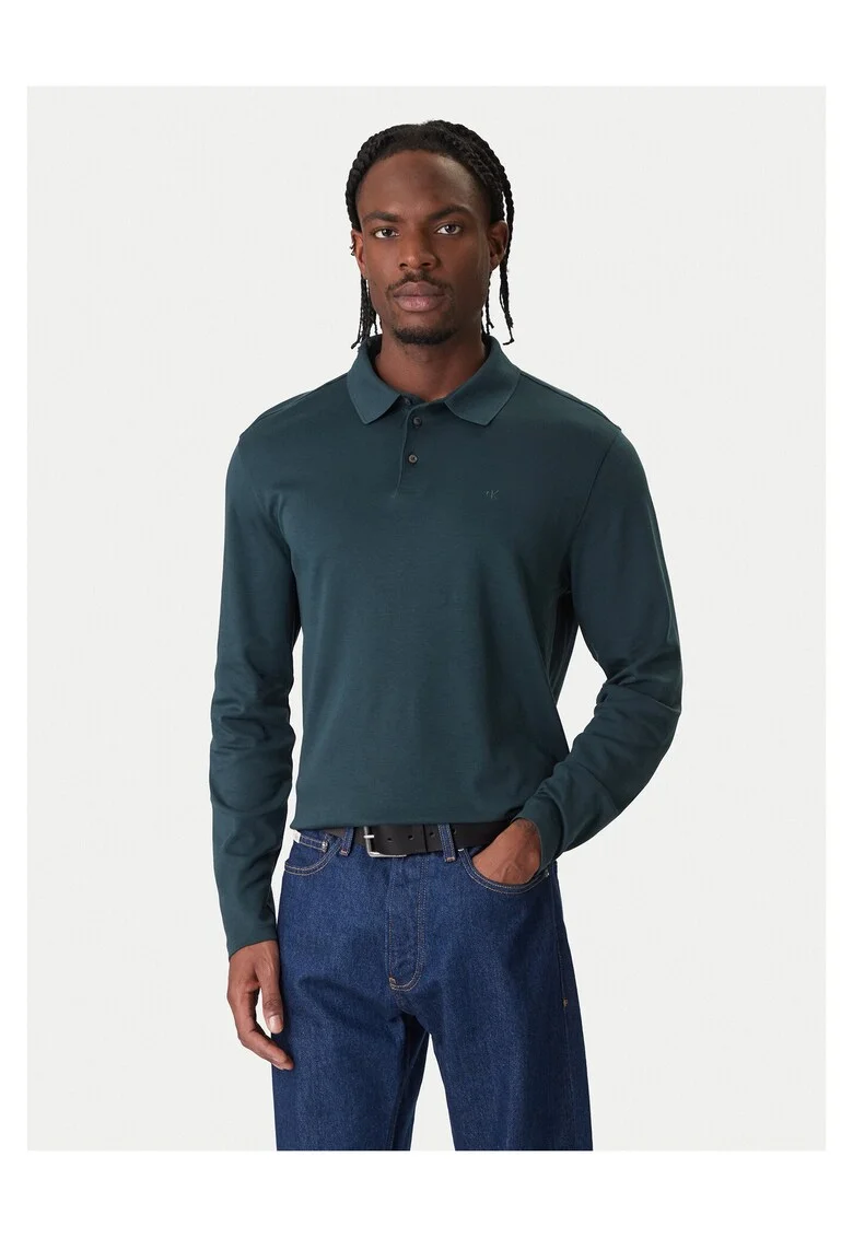 Bluza polo barbati  verde, Verde
