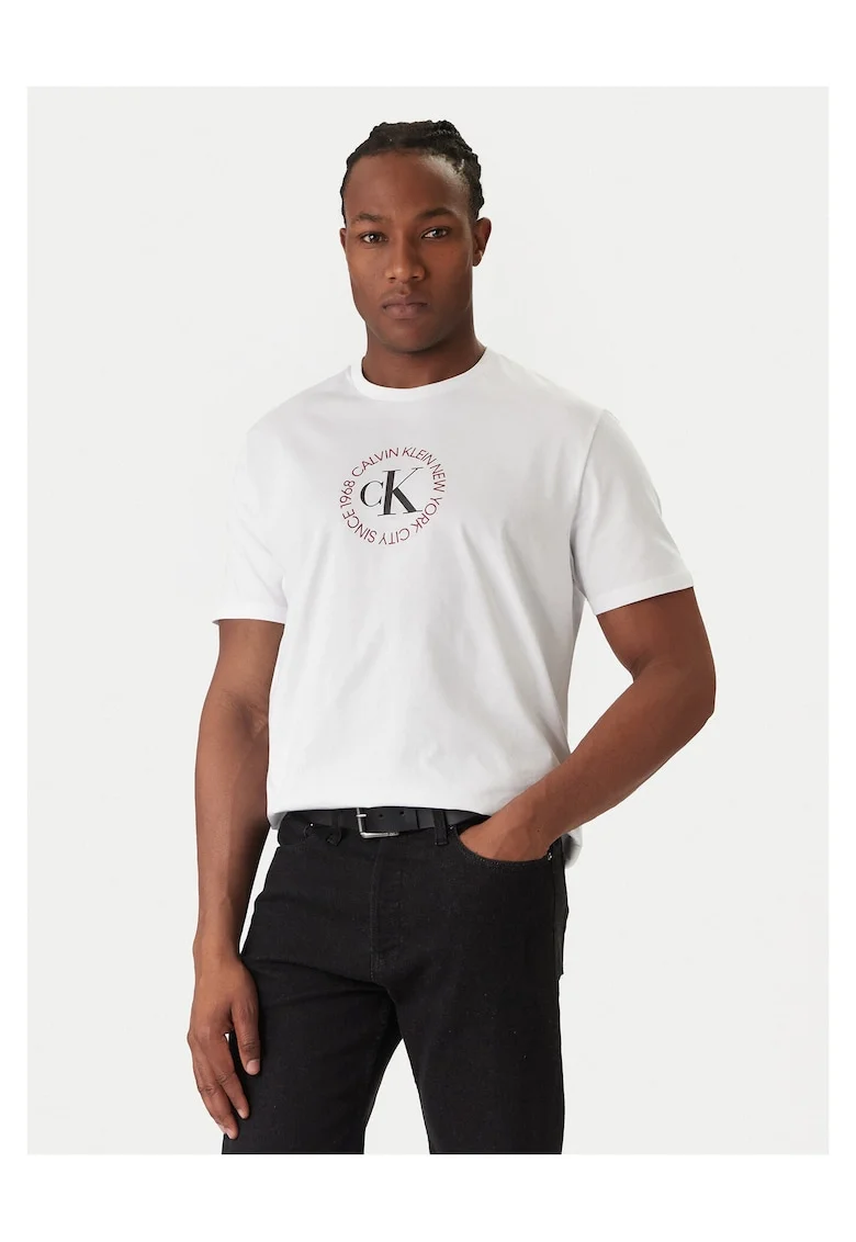 Tricou  pentru barbati, alb, Alb