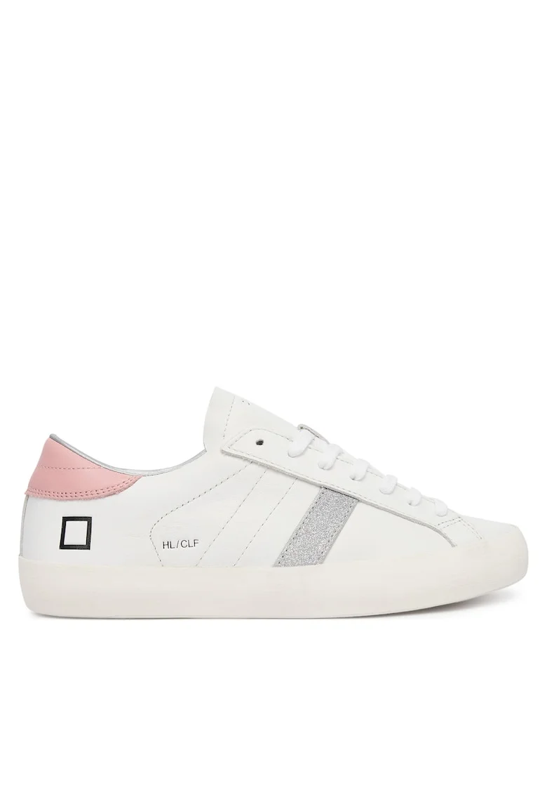 Tenisi dama,  piele naturala, alb/roz,
