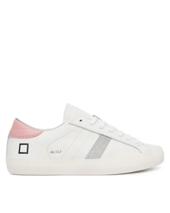 Tenisi dama,  piele naturala, alb/roz,