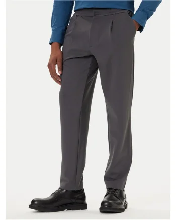 Pantaloni barbati  gri, bumbac