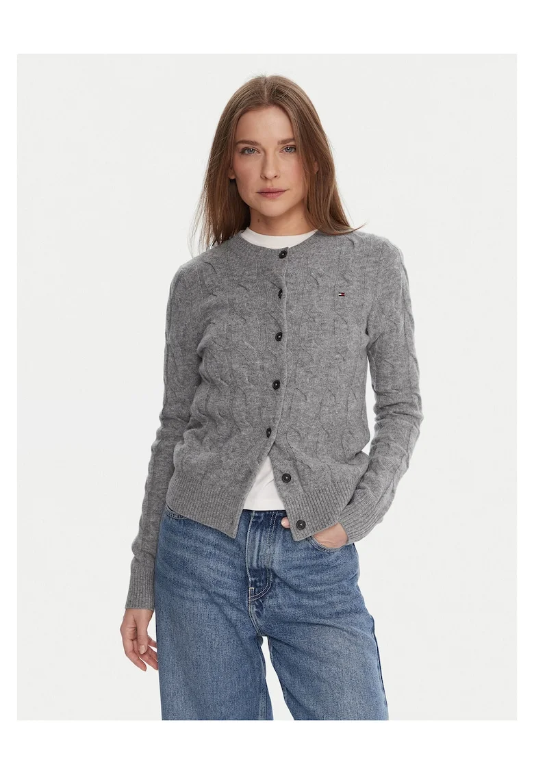 Cardigan dama  gri,