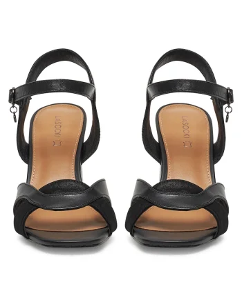 Sandale dama,  WYL3119-15Z, piele naturala, negru