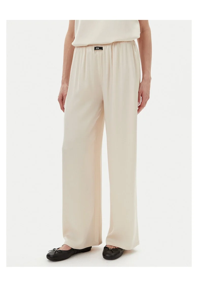 Pantaloni dama  palazzo, ecru