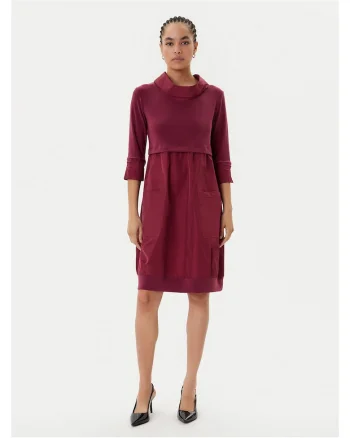 Rochie de zi,  bordeaux