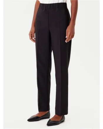Pantaloni eleganti pentru dama,  cu talie inalta, negru