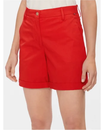 Pantaloni scurti pentru dama,  rosu
