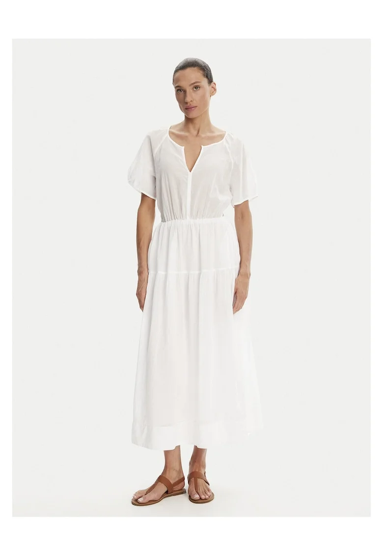 Rochie casual,  alb, usoara