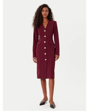 Rochie de cocktail dama  visiniu
