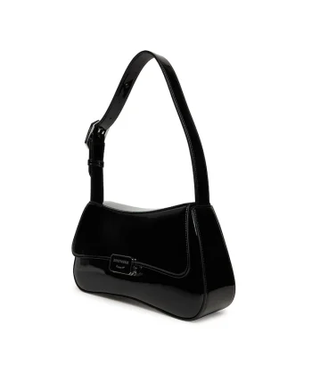 Geanta dama  ecologica, neagra, model EW001013 AF17287 UC0