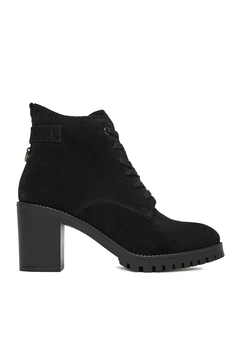 Botine dama CEO-WI23-LUM-02,  Piele naturala, Negru, Negru
