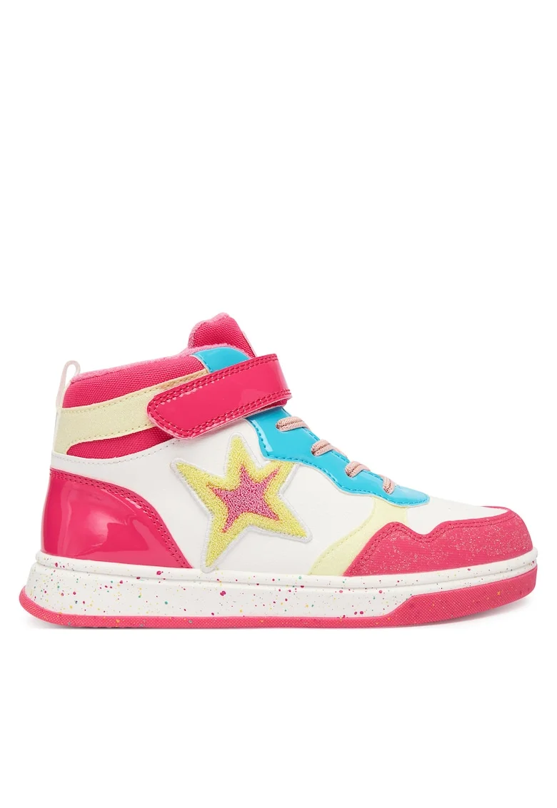 Pantofi copii,  pentru fete, piele ecologica, multicolor