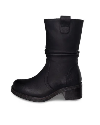 Botine dama,  CEO-KAIA, negru, textil