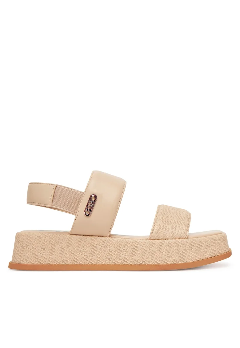Sandale dama,  Nude, piele ecologica