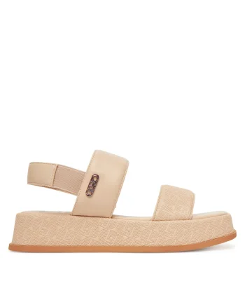 Sandale dama,  Nude, piele ecologica