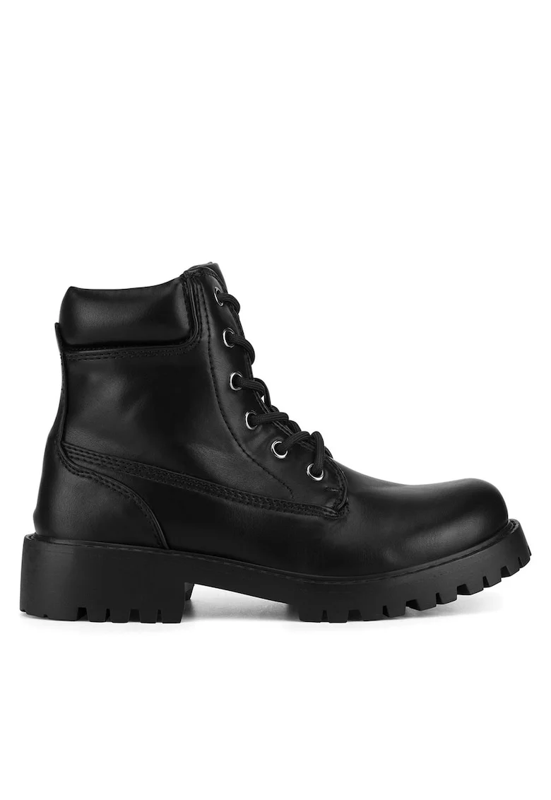 Botine dama,  Textil, Negru WS5628-10