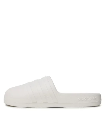 Papuci barbati,  Adilette Slid, alb