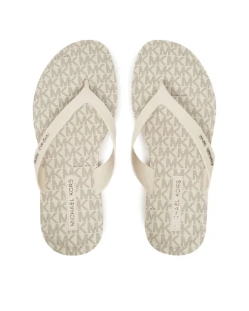 Slapi dama  Lt Cream, piele naturala